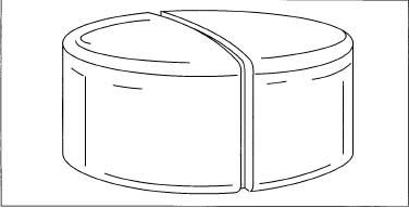 Finished aspirin tablets often have a line "scored" down the center so that the tablet can be broken into two parts with ease.