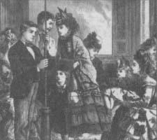 The elevator in the new Lord and Taylor department store in New York City looked like this on opening day in 1873. (From the collections of Henry Ford Museum & Greenfield Village.)