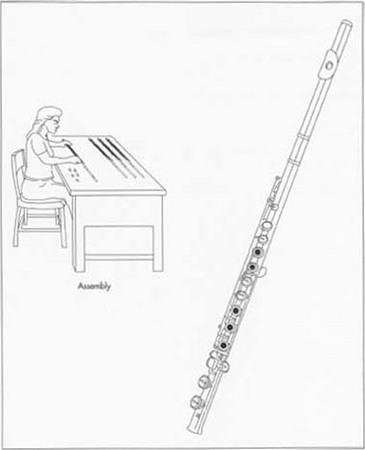 Most flutes are made of metal. Less expensive flutes, intended for students, may be made from alloys of nickel and other metals. More expensive flutes may be plated with silver. All flutes are individually assembled and play tested prior to sale.